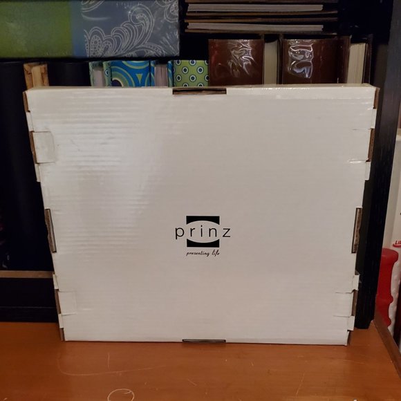 Prinz "Our Family" Brown & White Leaves 4"x6" Photo Frame #5620-001 New in Box - Picture 3 of 4